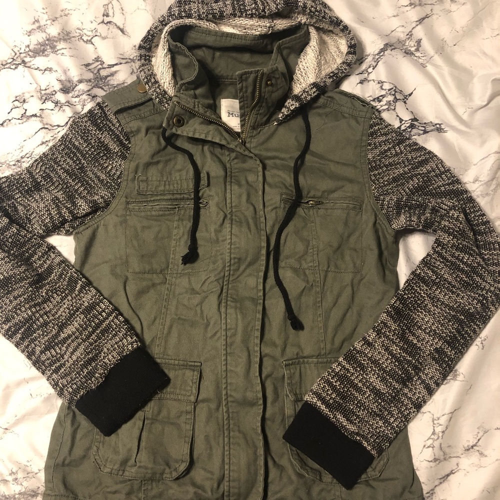 Army green jacket